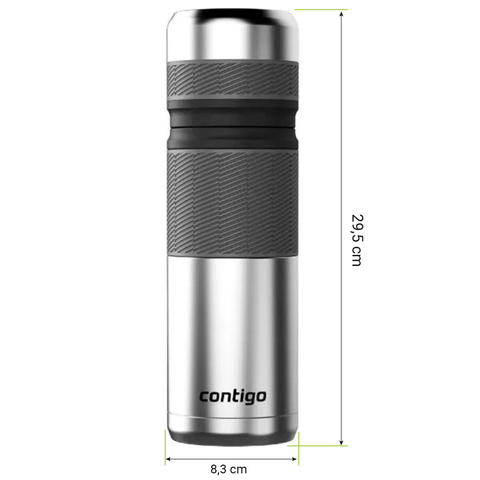 TERMO CONTIGO ACERO INOX 1200ML MATERO 360 STAINED STEEL