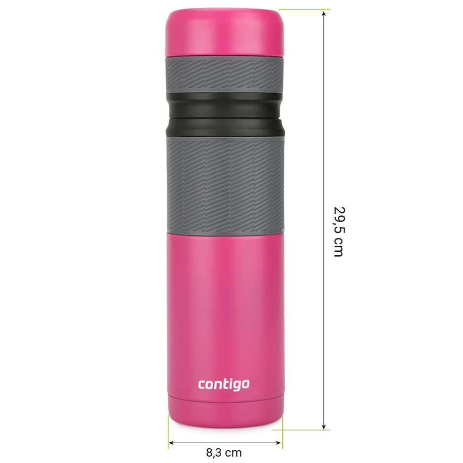 Stainless Steel Thermo Bottle by Contigo - Termo Para Mate Contigo Acero  Inoxidable