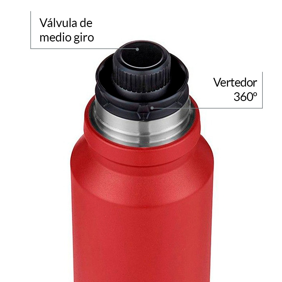 Ambiente Urbano - Termo Coleman Acero Inoxidable Matero 1200ML 360 Hrtg Red