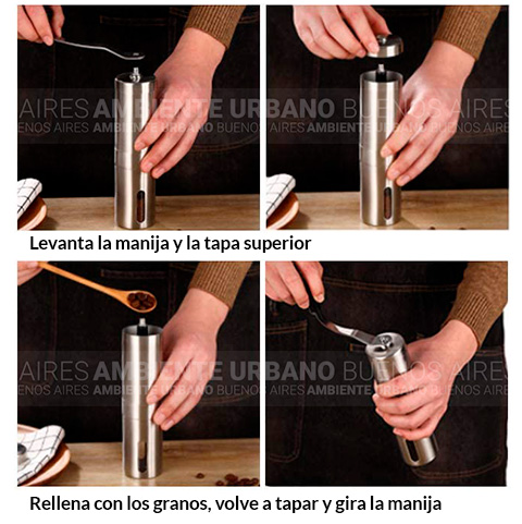 Ambiente Urbano - Organizador De Cocina Aluminio Con Perchas Y Barral