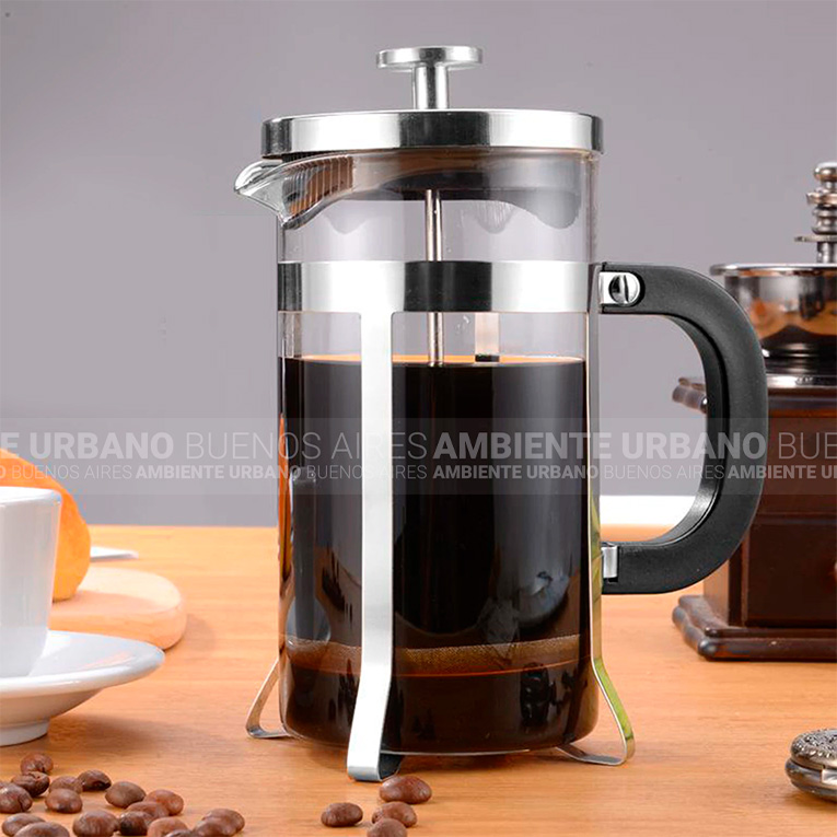 Prensa Francesa Cafetera Manual 600 Ml Glass Cafetiere